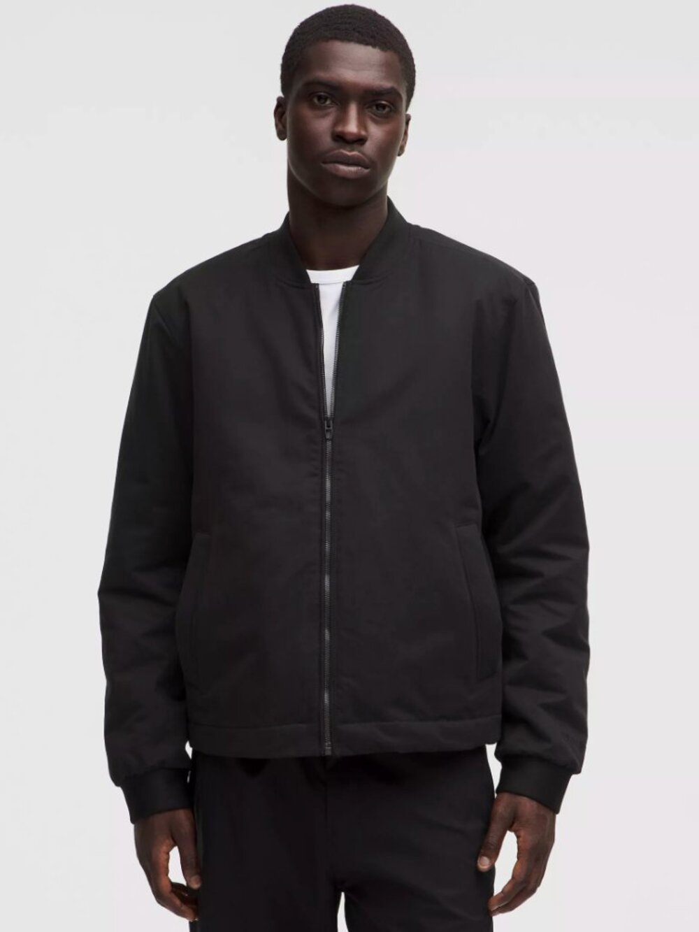Lululemon Insulated Cotton-Blend Bomber Jacket